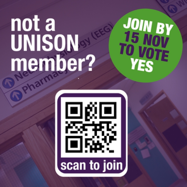 Join UNISON to have a voice in the UNISON Ballot